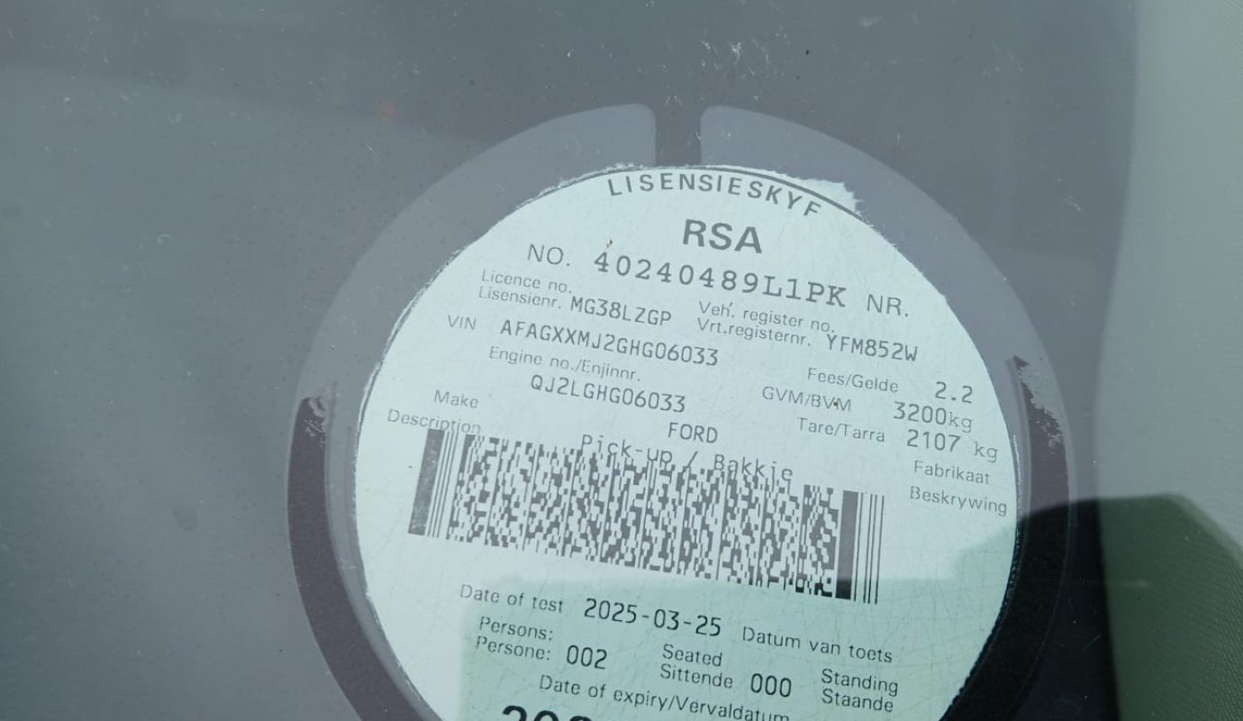 2017 Ford Ranger 2.2 Super Cab 4×4