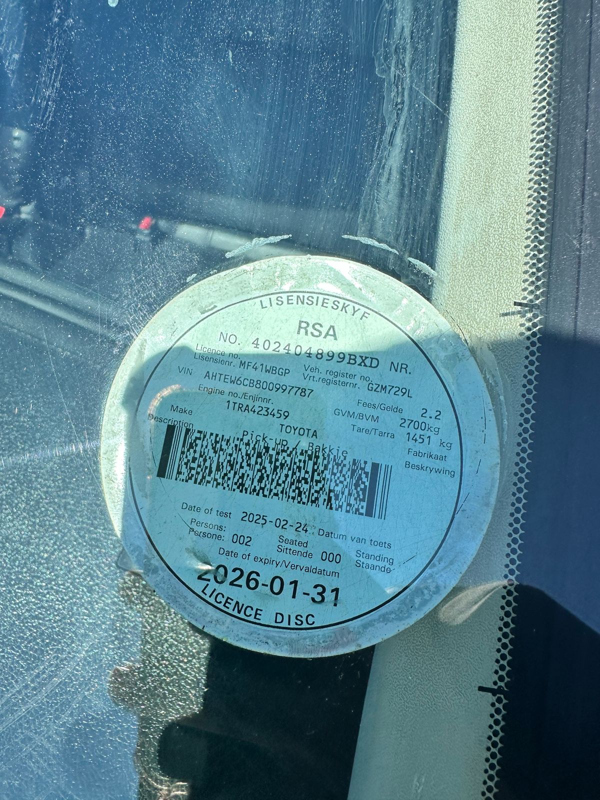 
								2018 Toyota Hilux 2.4 Single Cab full									