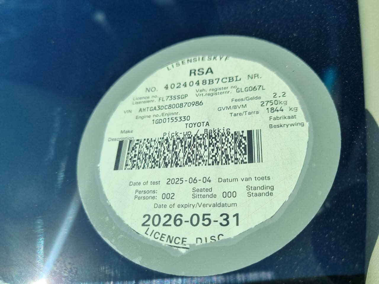 
								2016 Hilux 2.8 GD-6 Extra Cab Raider – 107,000km | Diesel | full									