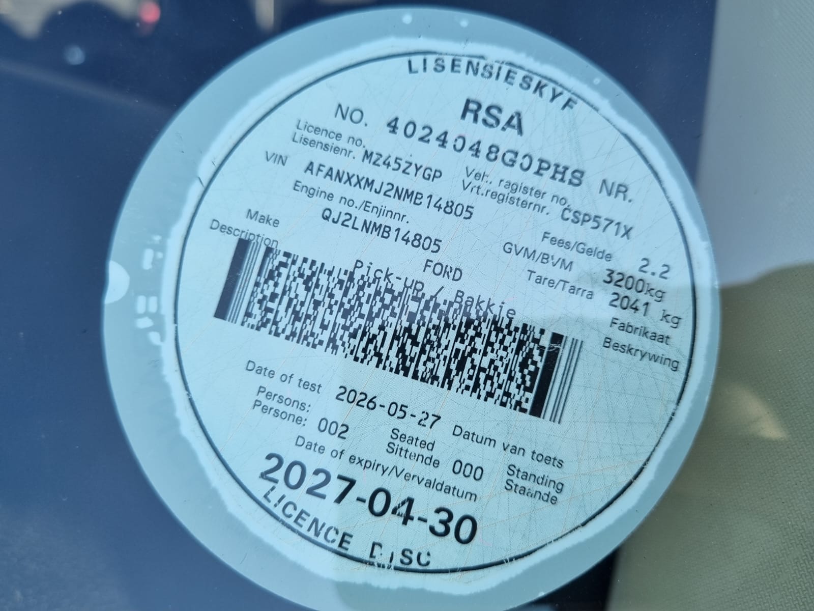 
								2021 Ford Ranger 2.2 TDCi Single Cab 4×4 Automatic Diesel – R240,000 full									