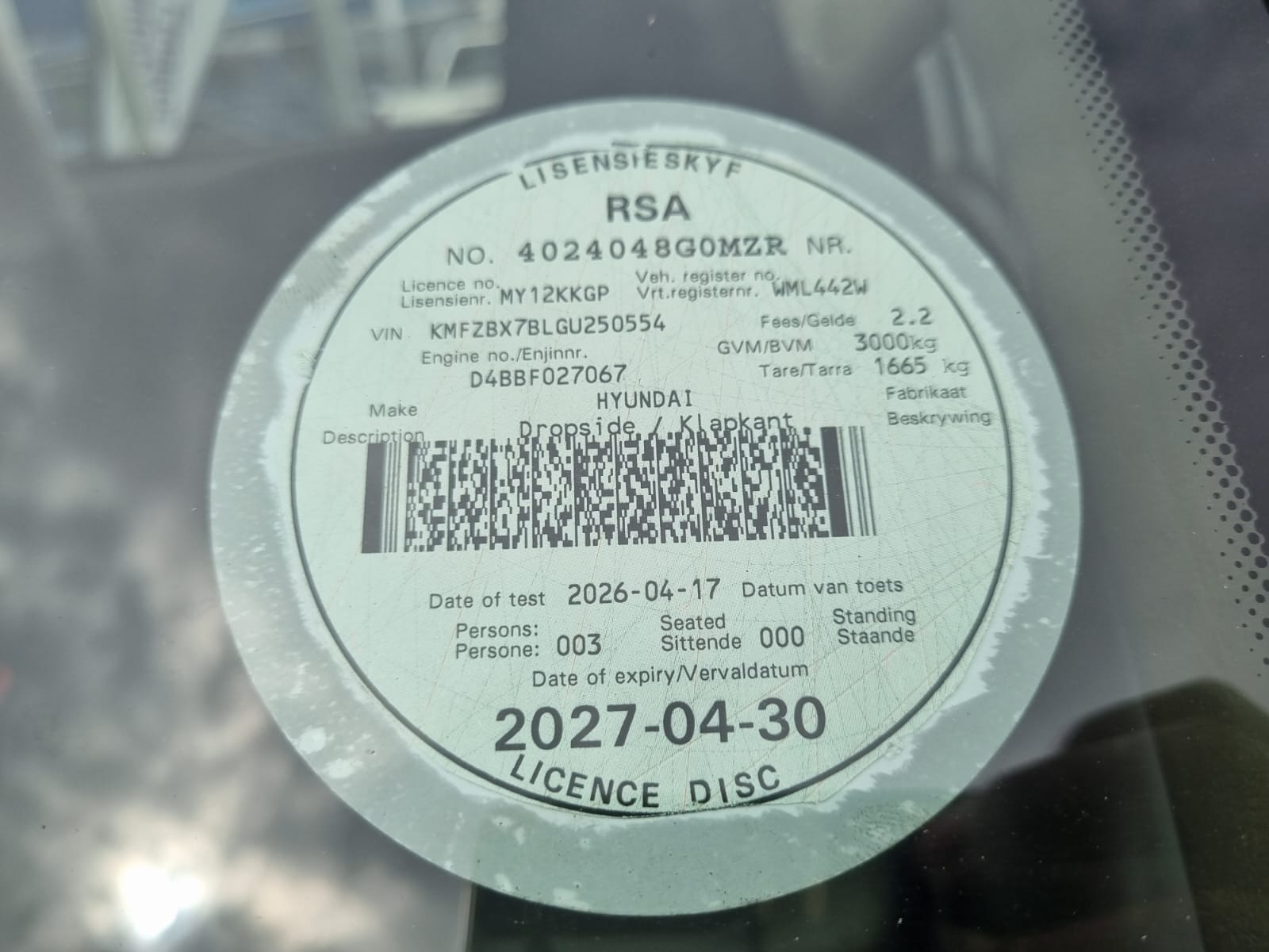 
								2015 Hyundai H100 2.6 Diesel Manual For Sale – R165,000 full									